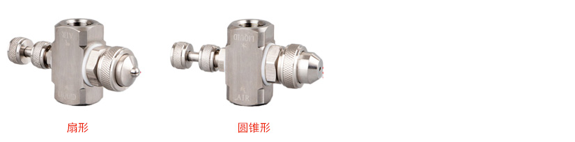 圓形和扇形空氣霧化噴嘴