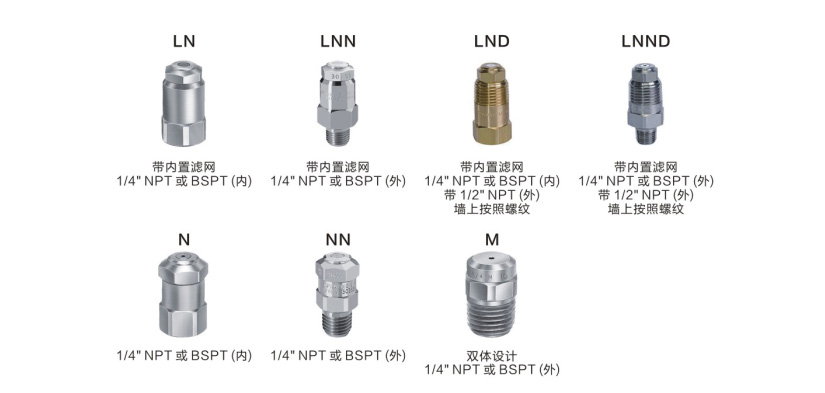 精细雾化喷嘴喷头